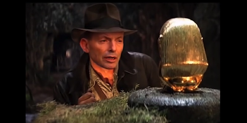 Abbott Spoofed In Indiana Jones Send-Up