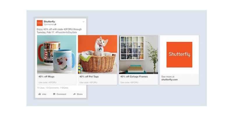 Facebook Introduces Product Ads