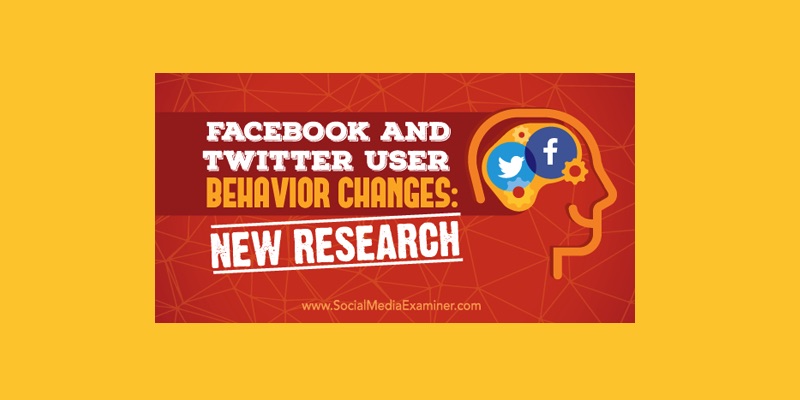 Facebook and Twitter User Behavior Changes: New Research