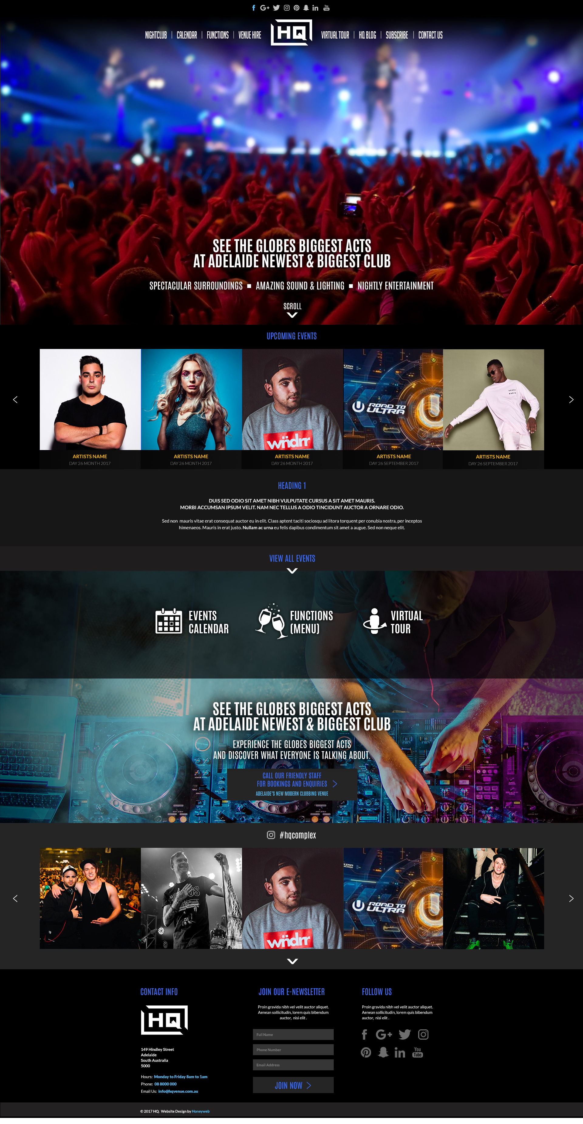 Check out the NEW HQ Complex Website Designed & Constructed by Honeyweb Online Marketing Solutions
