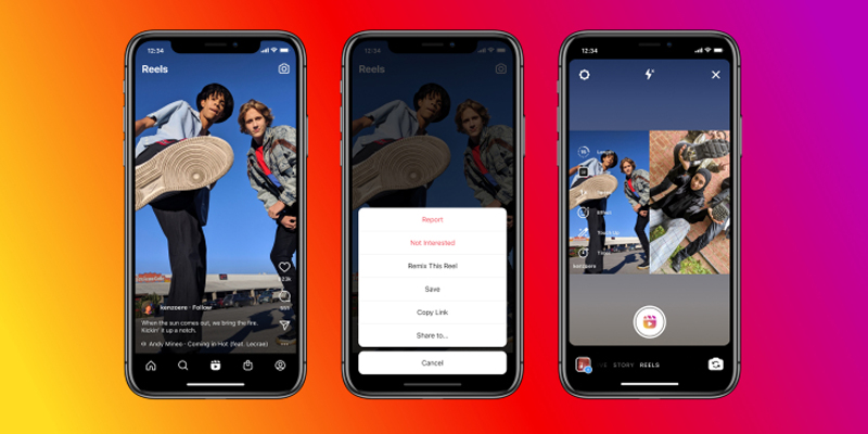 Instagram Officially Launches TikTok-Like Remix Option for Reels