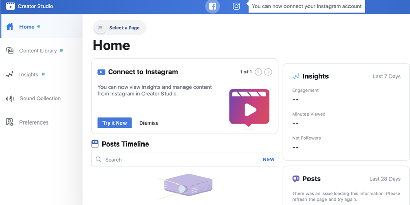 Facebook Updates Creator Studio
