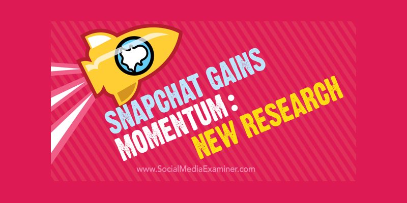 Snapchat Gains Momentum: New Research