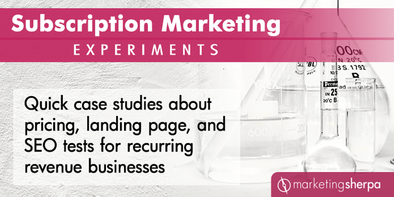 Quick case studies about pricing, landing page, and SEO tests for recurring revenue businesses