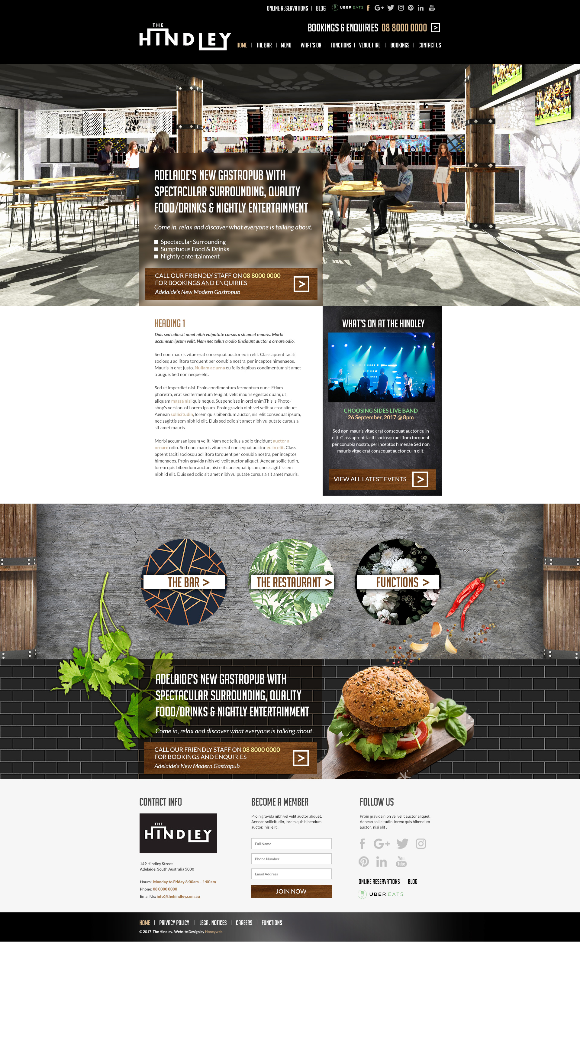 Check out the NEW The Hindley Website Designed & Constructed by Honeyweb Online Marketing Solutions