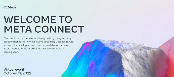 Meta Announces 2022 Connect Conference, a Key Showcase of its Evolving Metaverse Vision