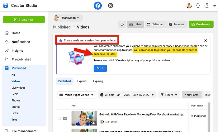 Reels Scheduling is Now Available to All Users in Meta’s Creator Studio App