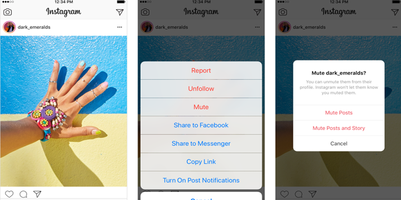 Instagram Rolls Out Option to Mute Profiles