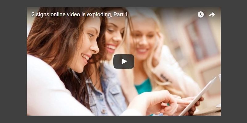 2 signs online video is exploding