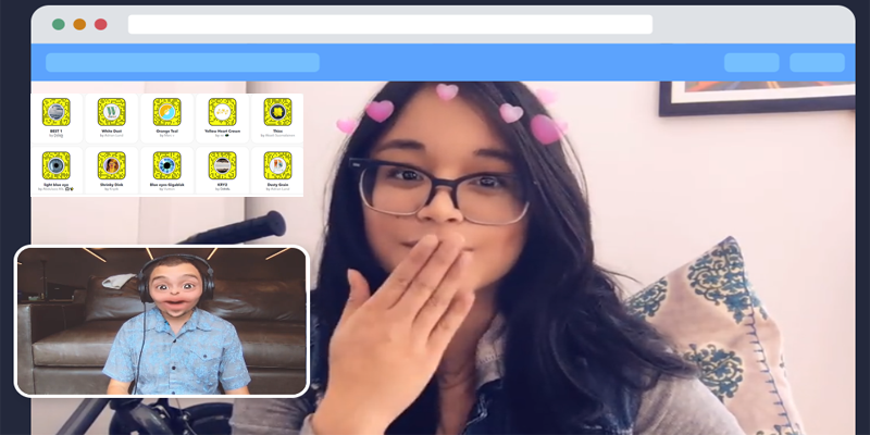 Snapchat Adds Lenses to Desktop Cameras to Boost Awareness of Lens Tools