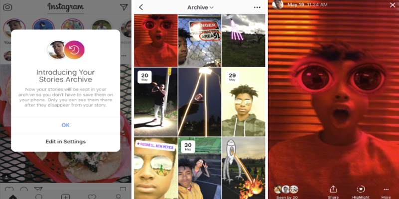 Instagram Provides New Opportunities with Stories Archive and Presentation Options