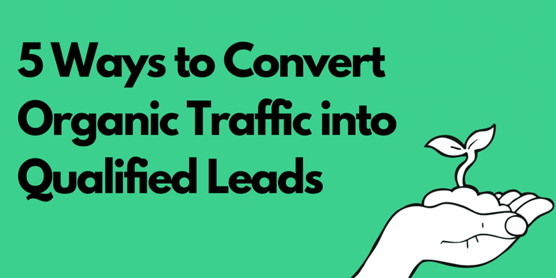 5 Ways to Convert Organic Traffic Into Qualified Leads