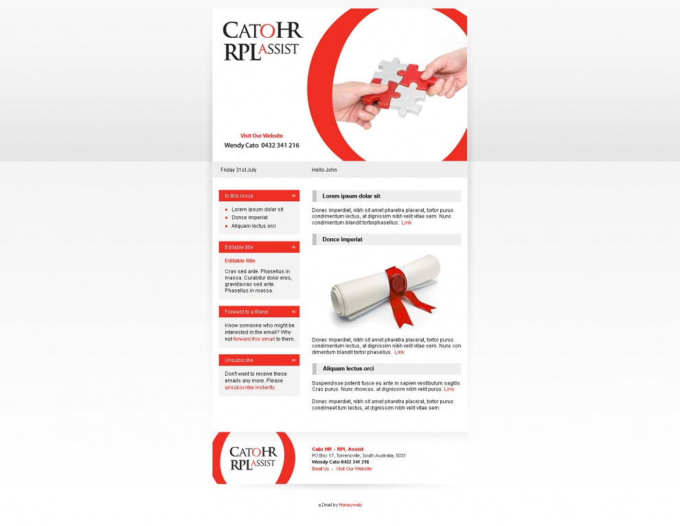 Cato HR - RPL Assist - Email Marketing
