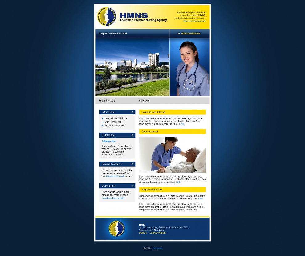 HMNS - Email Marketing