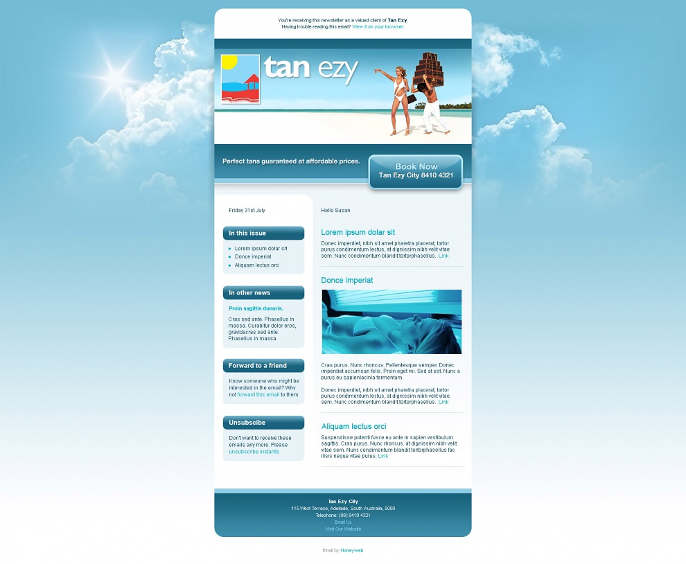 Tan Ezy City - Email Marketing