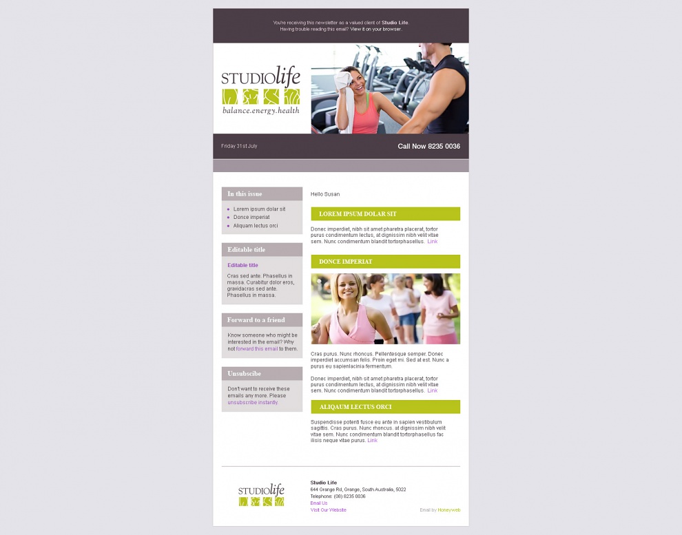 Studio Life - Email Marketing