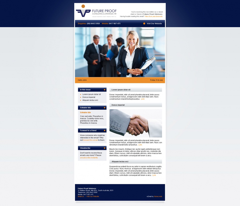 Future Proof Advisary - Email Marketing